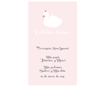 Estampita Cisne 12u